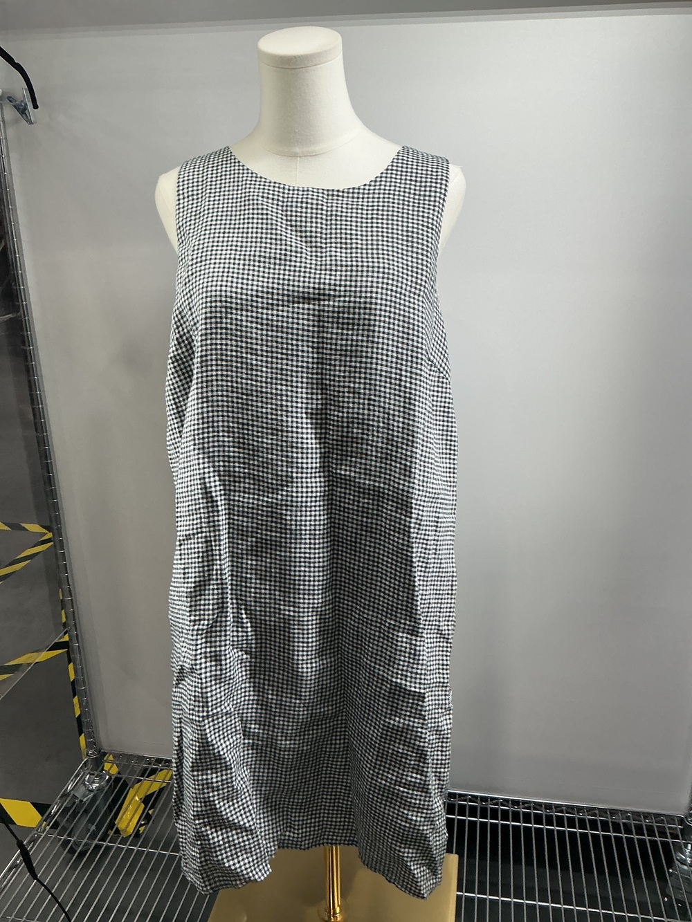 100% European Linen Tank Mini Dress